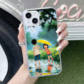 Raindrop Moments Transparent Silicon Case For iPhone 14 Plus