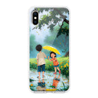 Raindrop Moments Transparent Silicon Case For iPhone