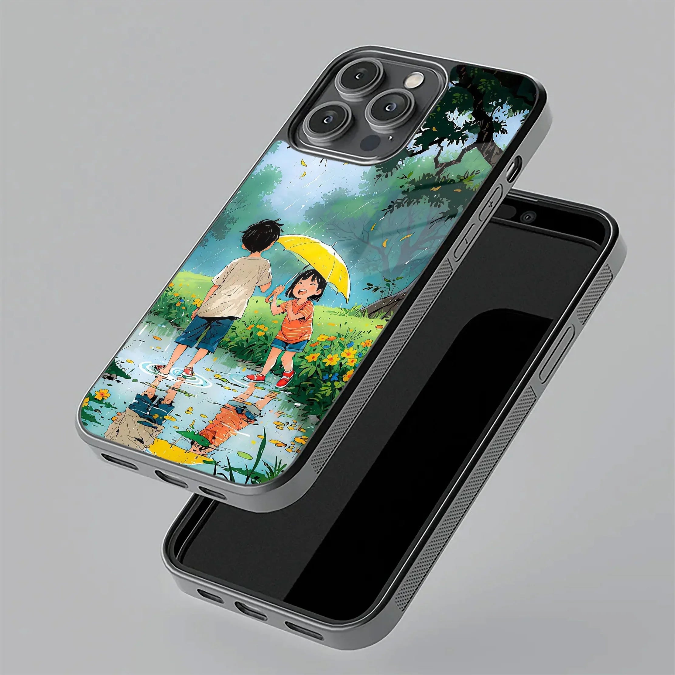 Raindrop Moments Glass Case Cover For iPhone - ShopOnCliQ