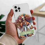 Ranngers Girl Customize Transparent Silicon Case For iPhone 14 Pro Max