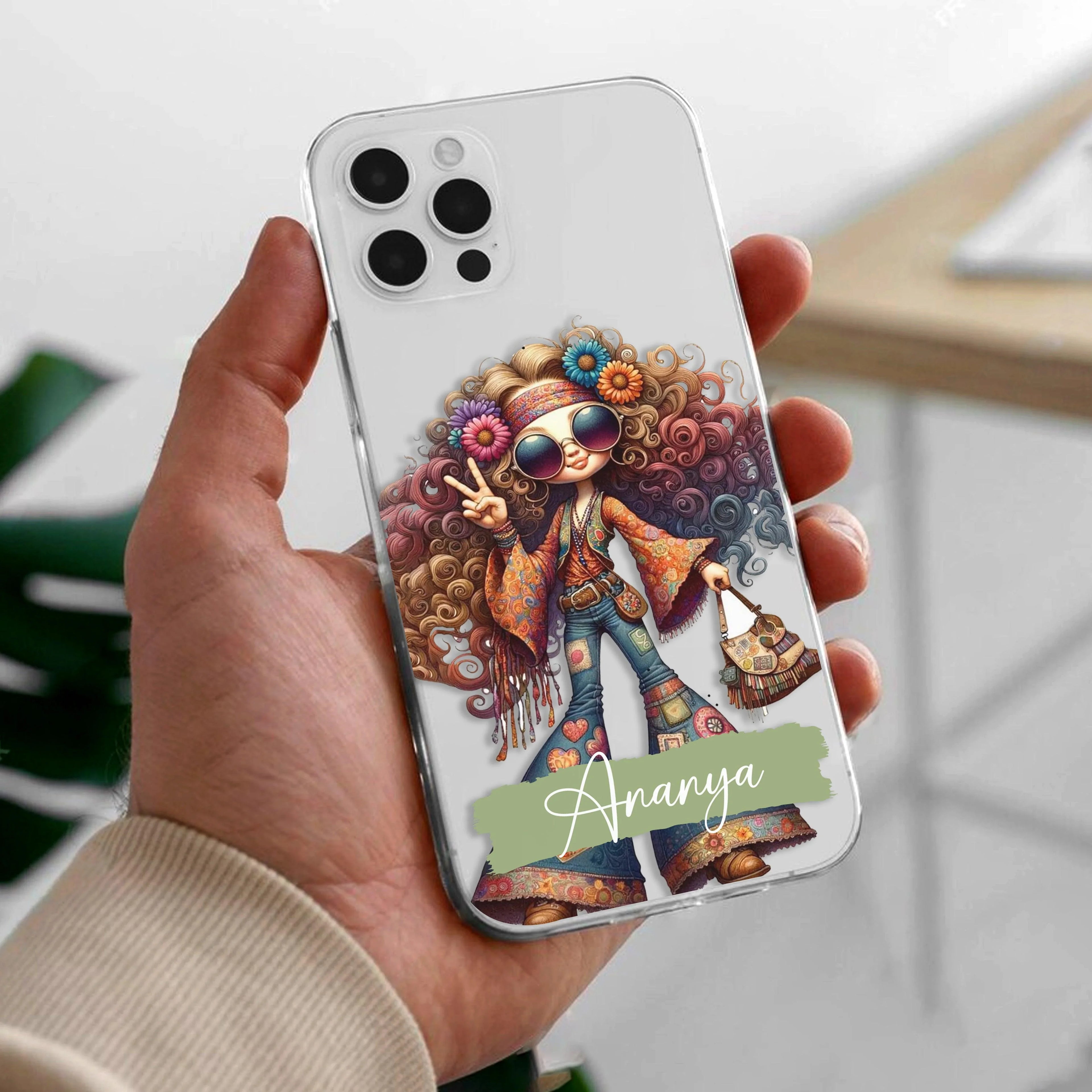 Ranngers Girl Customize Transparent Silicon Case For iPhone X/Xs
