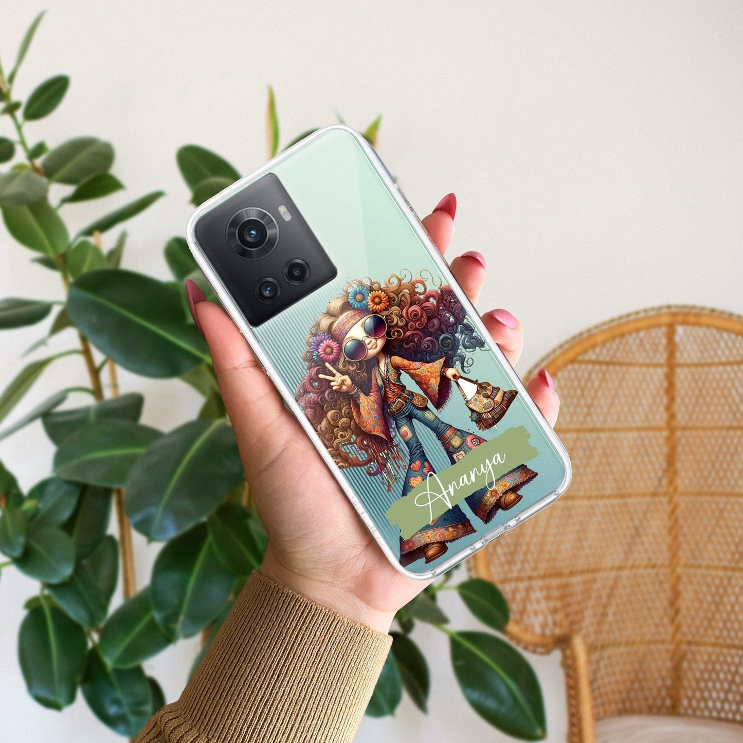 Ranngers Girl Transparent Silicon Case For OnePlus