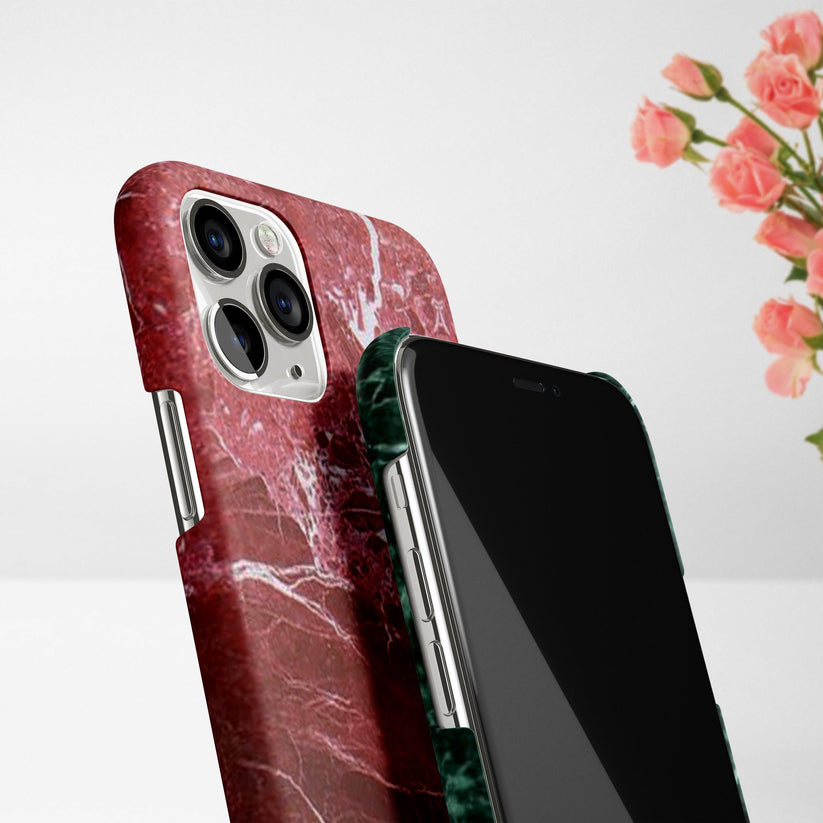 Marble Effect Phone Case Cover For iPhone