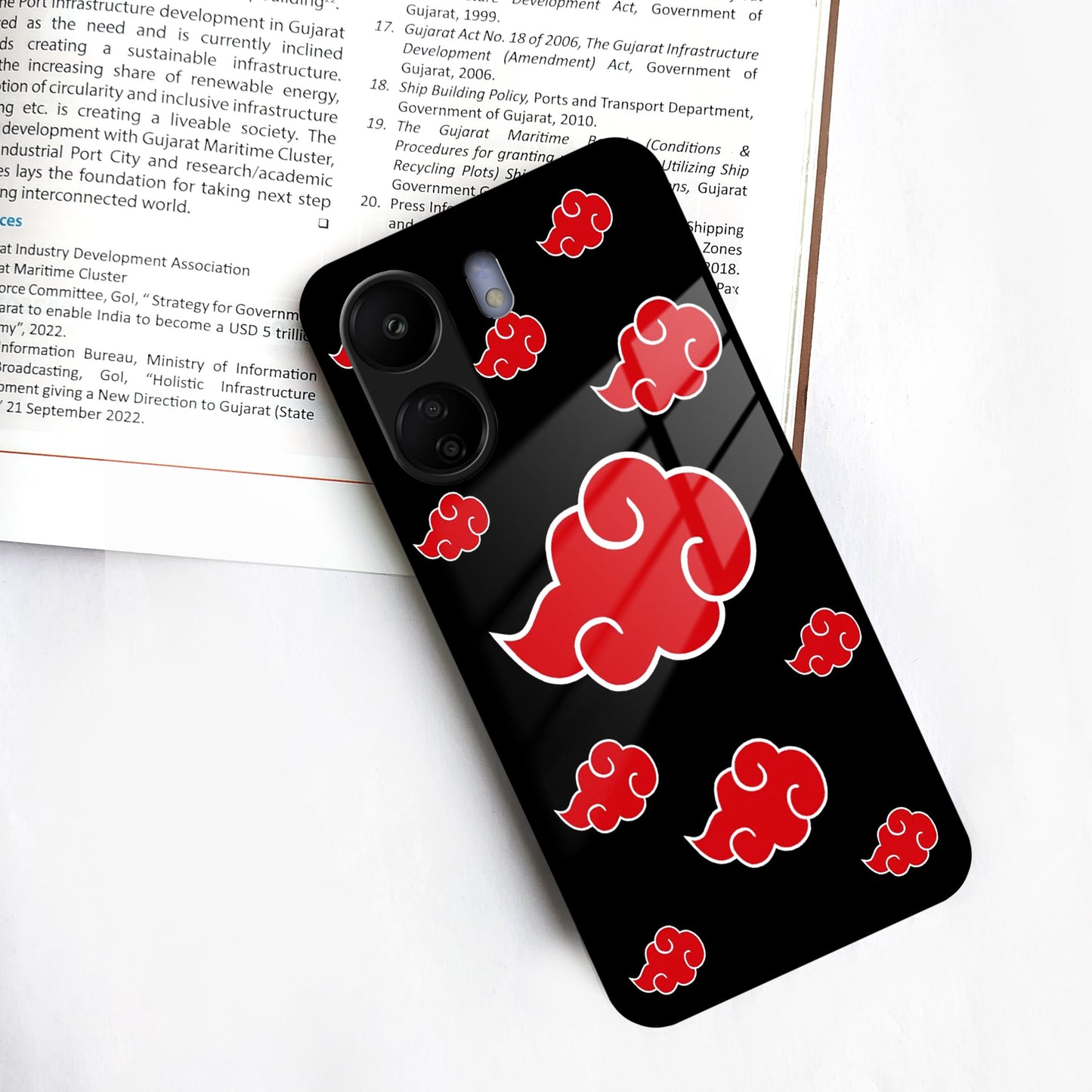 Red Cloud Mobile Glass Phone Case Cover For Redmi/Xiaomi ShopOnCliQ