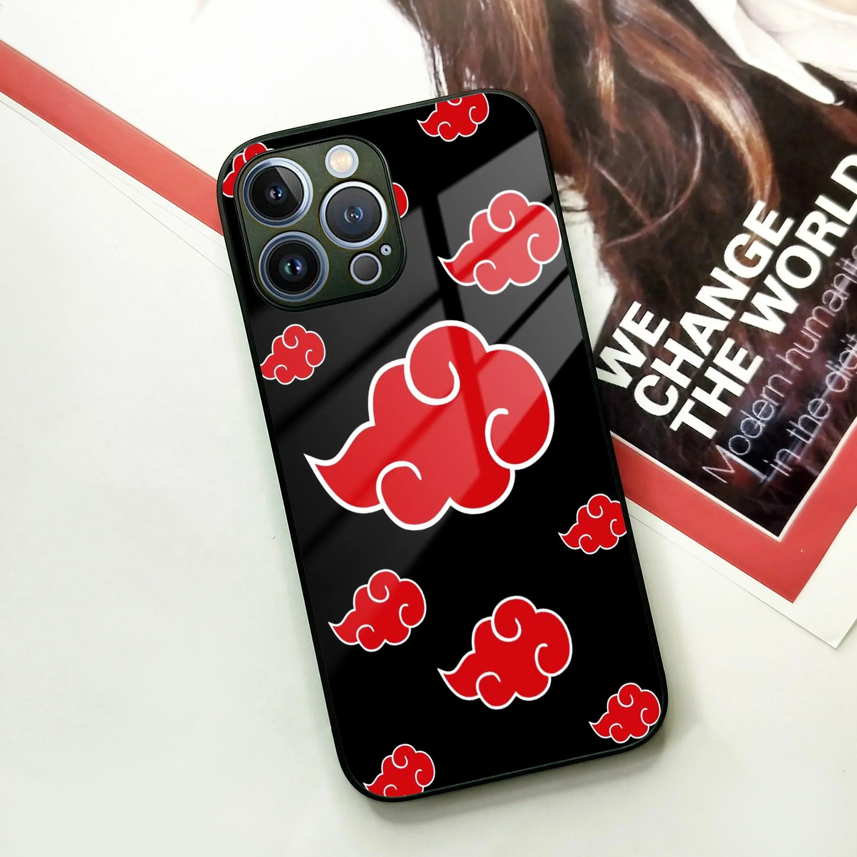 Red Cloud Mobile Glass Phone Case For iPhone - ShopOnCliQ