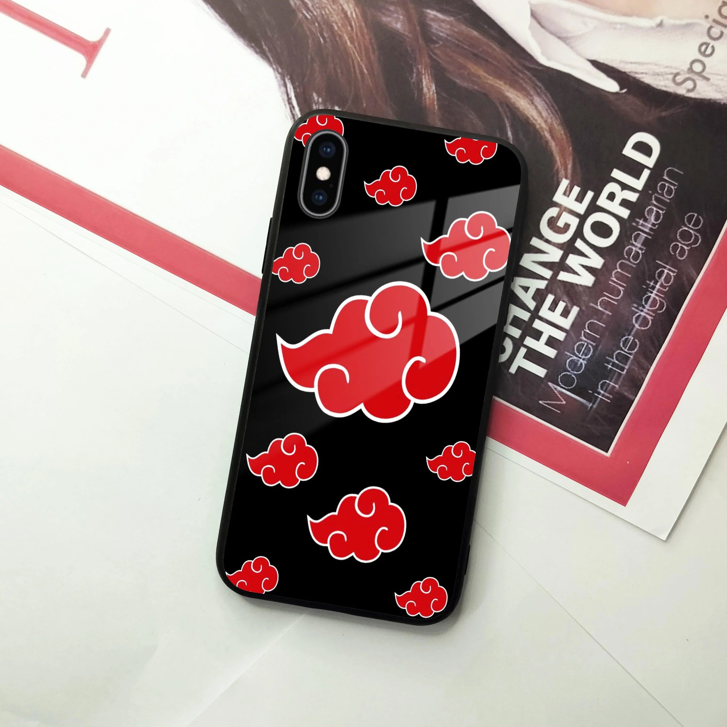 Red Cloud Mobile Glass Phone Case For iPhone - ShopOnCliQ