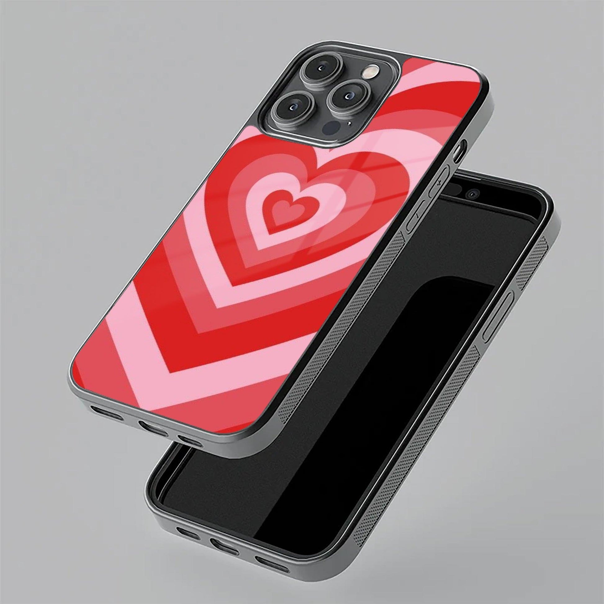 Latte Love Patter Glass Case Cover - Red Redmi/Xiaomi - ShopOnCliQ