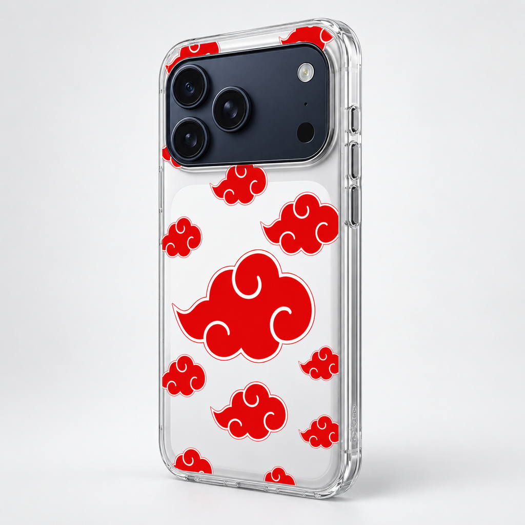 Akatsuki Cloud Transparent Silicon Case