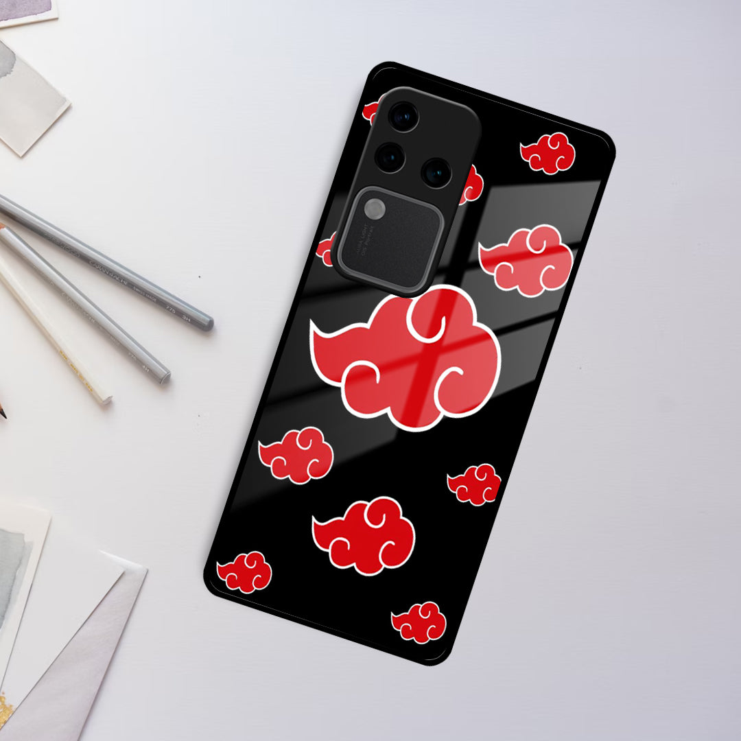 Red Cloud Mobile Glass Phone Case For Vivo