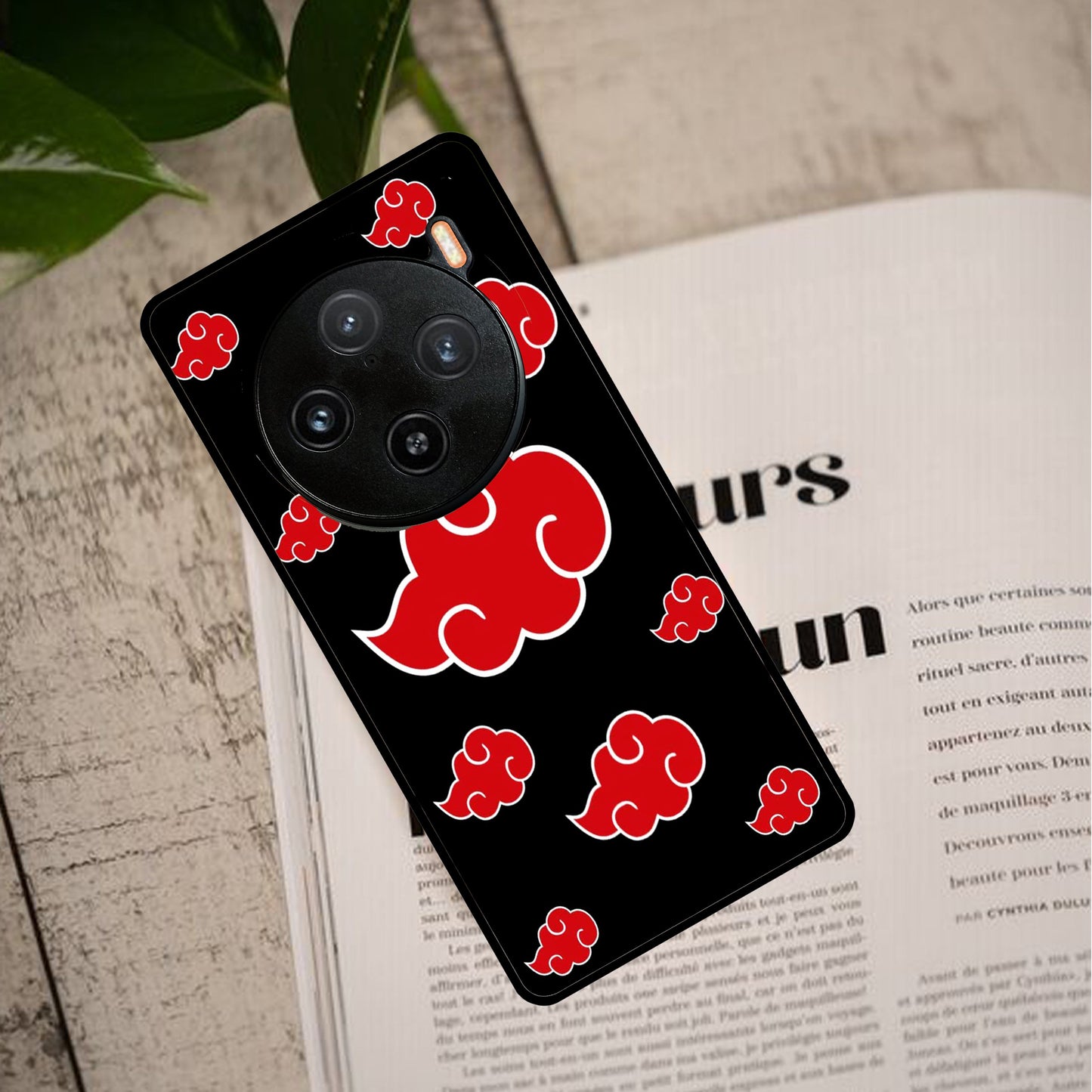 Red Cloud Mobile Glass Phone Case For Vivo