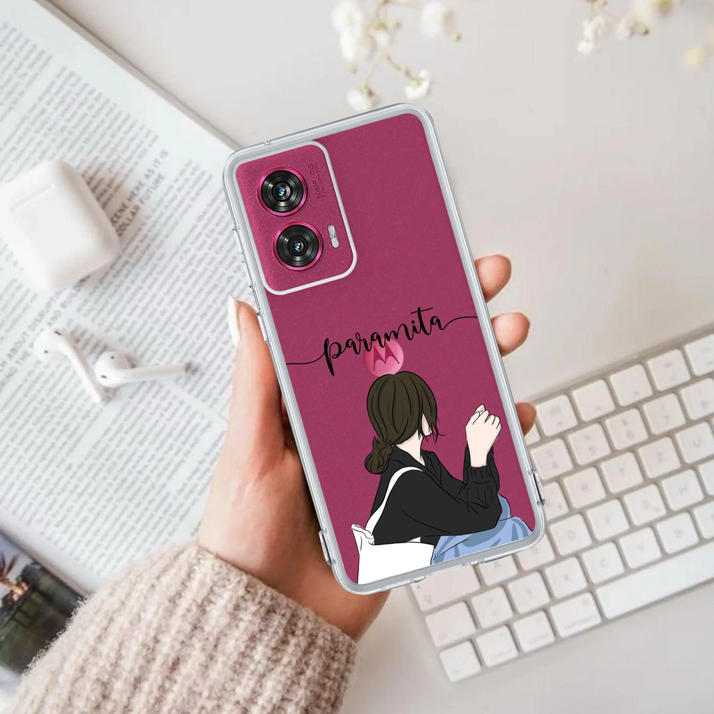 Relax Mood Customize Anti Yellow Case For Motorola G85 5G