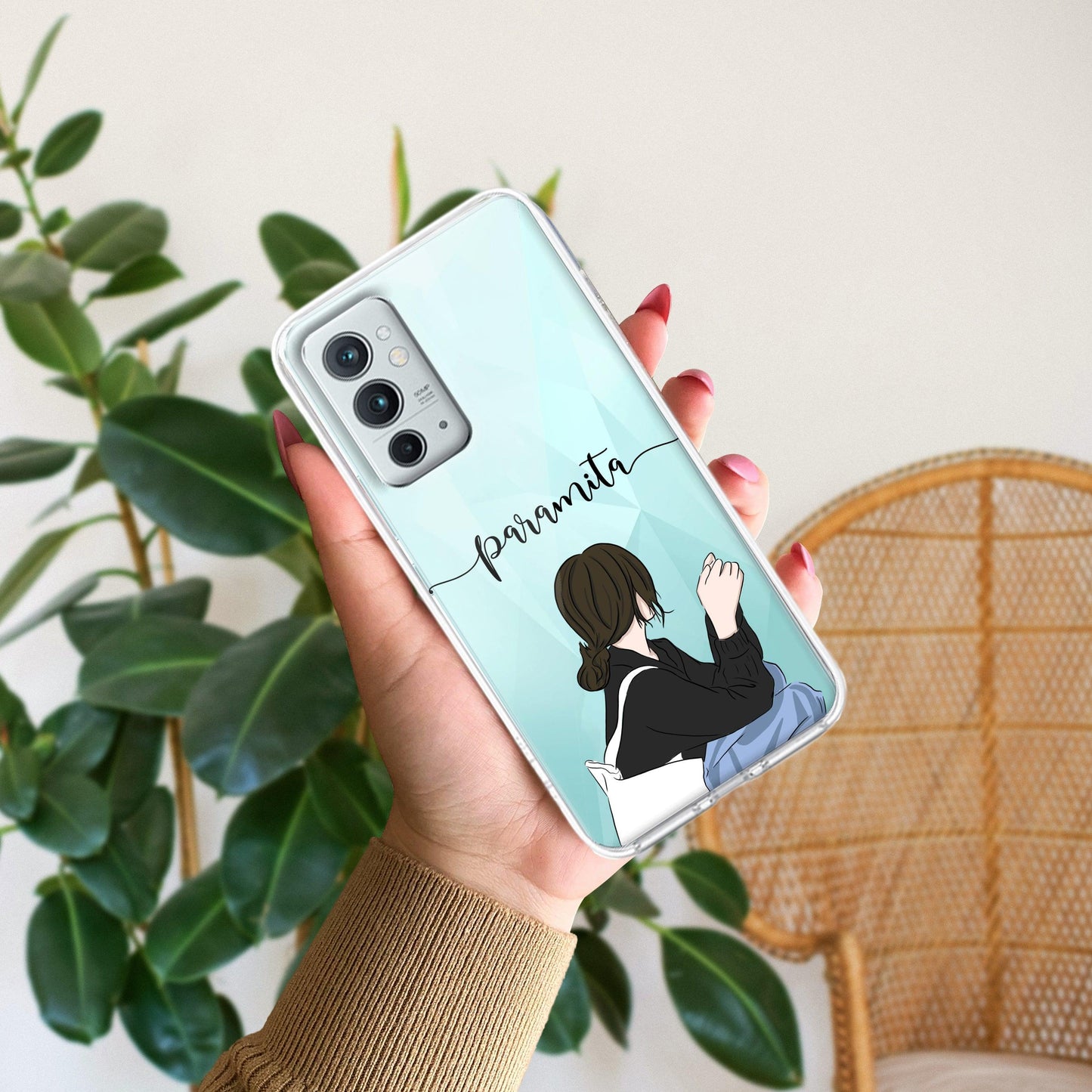 Relax Mood Customize Transparent Silicon Case For OnePlus