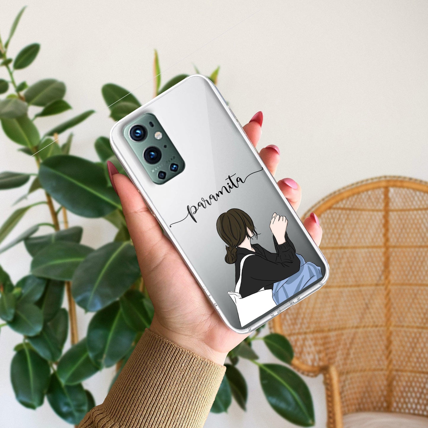 Relax Mood Customize Transparent Silicon Case For OnePlus