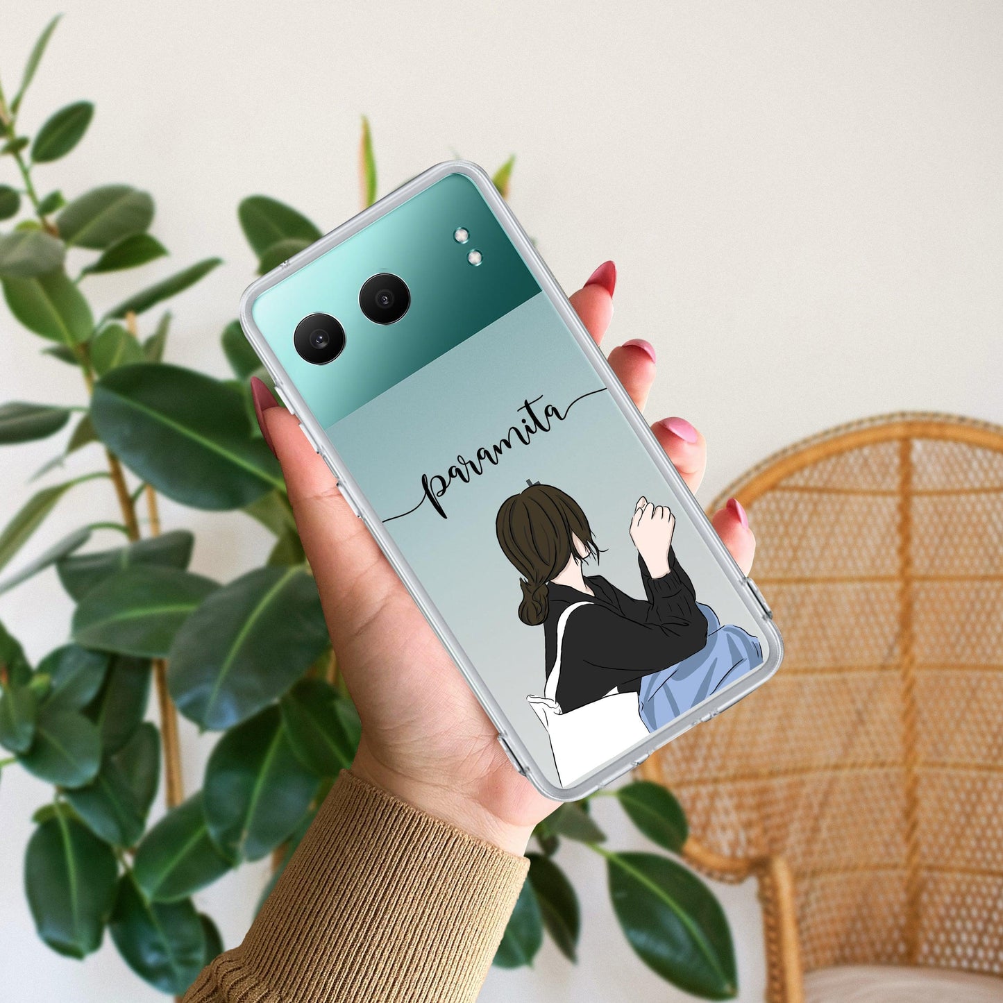 Relax Mood Customize Transparent Silicon Case For OnePlus