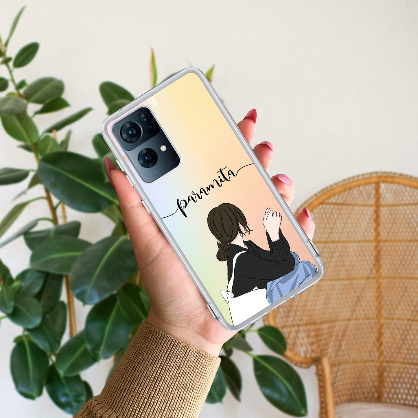 Relax Mood Customize Transparent Silicon Case For Oppo - ShopOnCliQ