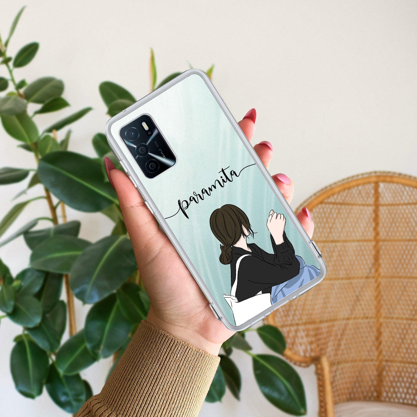 Relax Mood Customize Transparent Silicon Case For Oppo