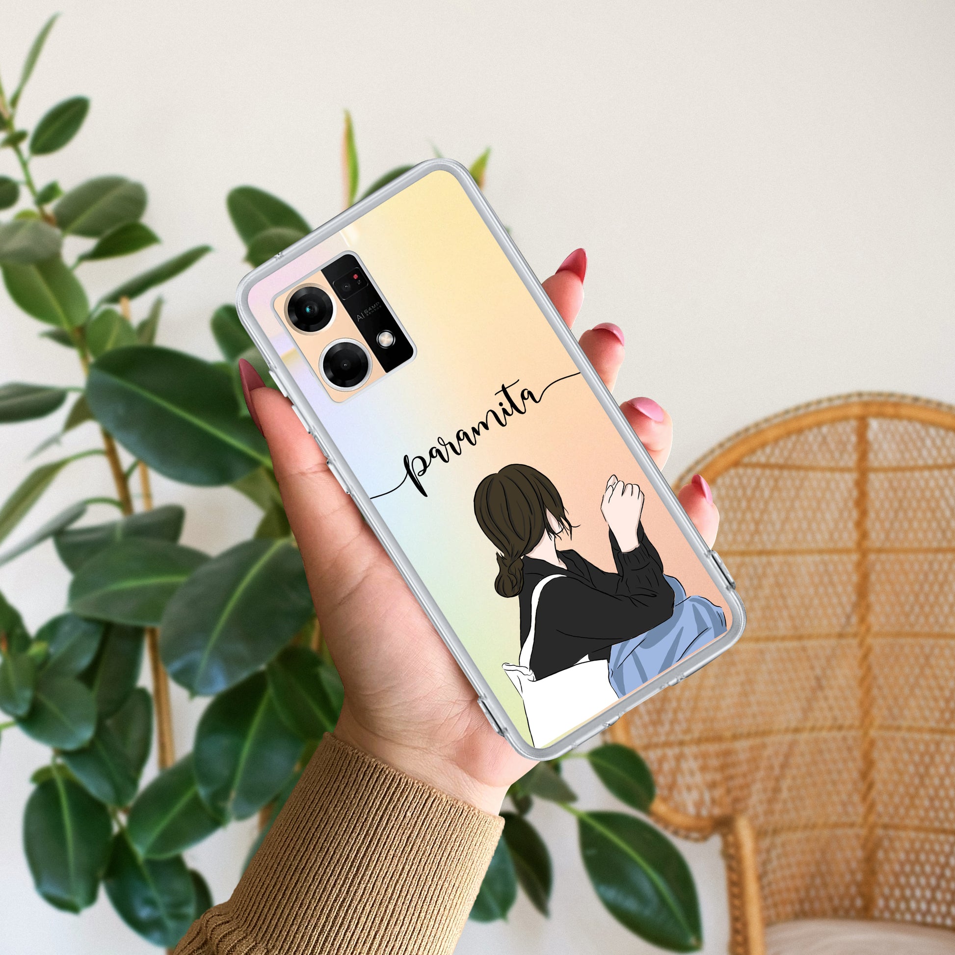 Relax Mood Customize Transparent Silicon Case For Oppo - ShopOnCliQ