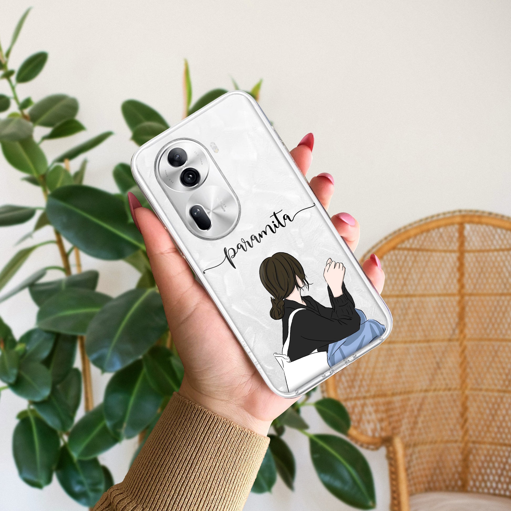 Relax Mood Customize Transparent Silicon Case For Oppo - ShopOnCliQ