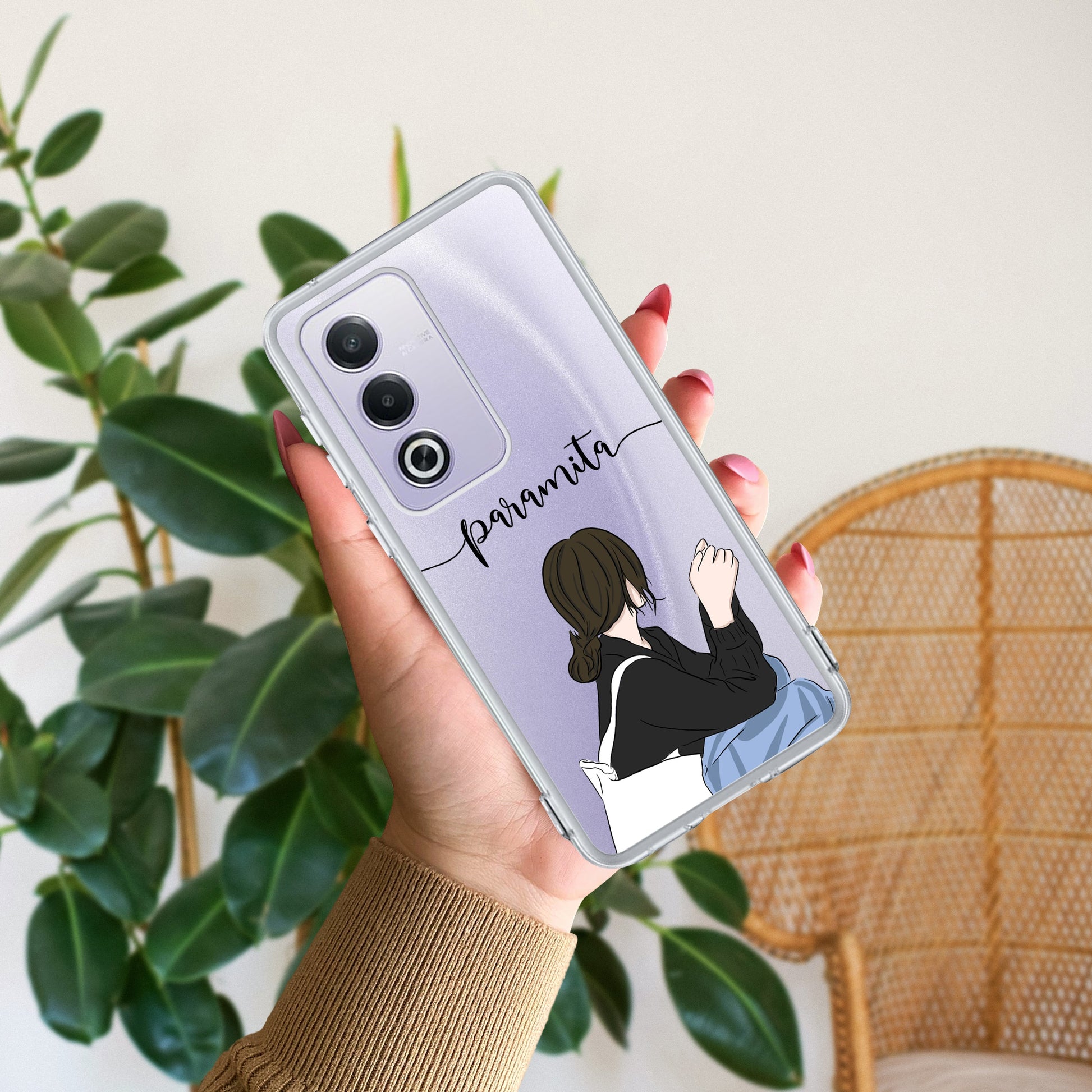 Relax Mood Customize Transparent Silicon Case For Oppo - ShopOnCliQ