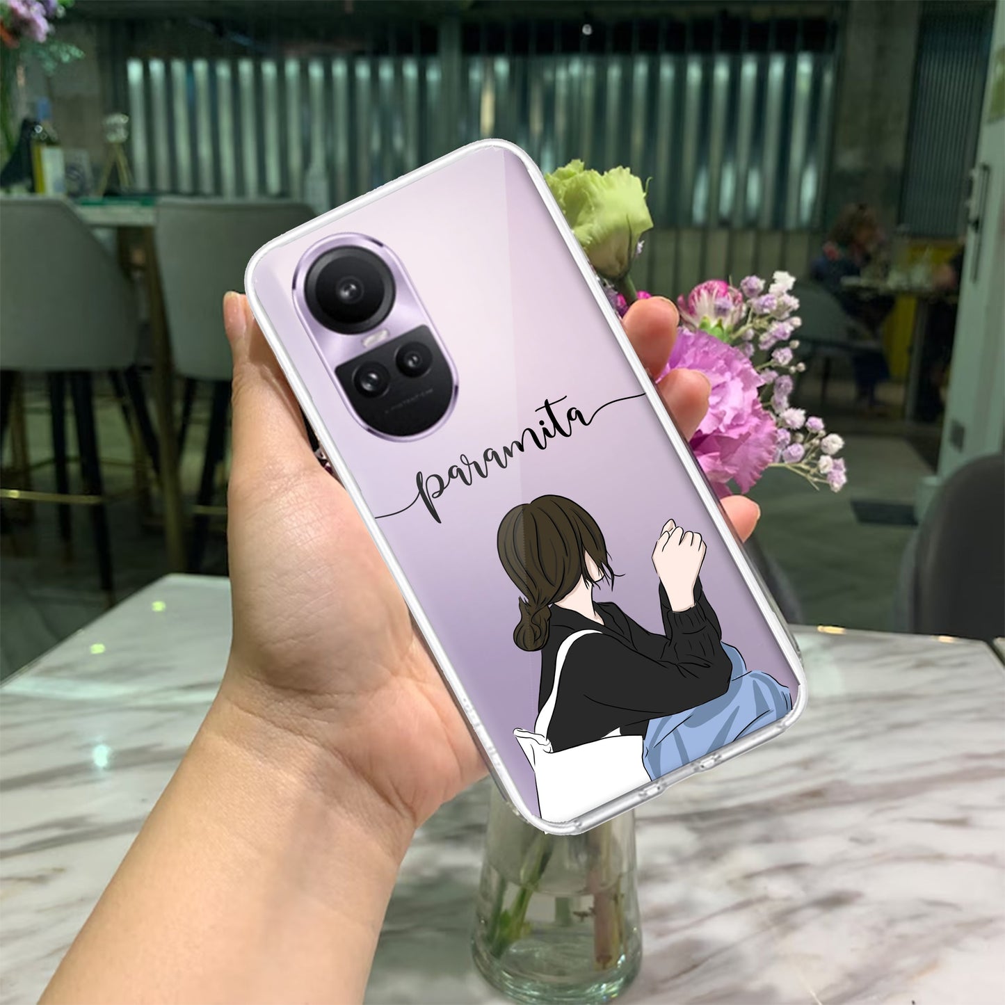 Relax Mood Customize Transparent Silicon Case For Oppo - ShopOnCliQ