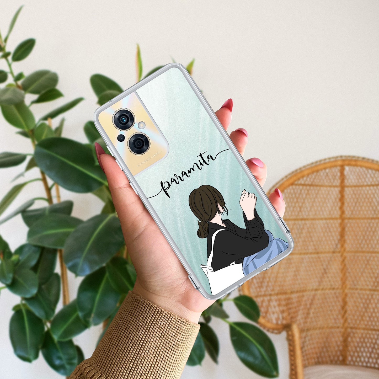 Relax Mood Customize Transparent Silicon Case For Oppo ShopOnCliQ