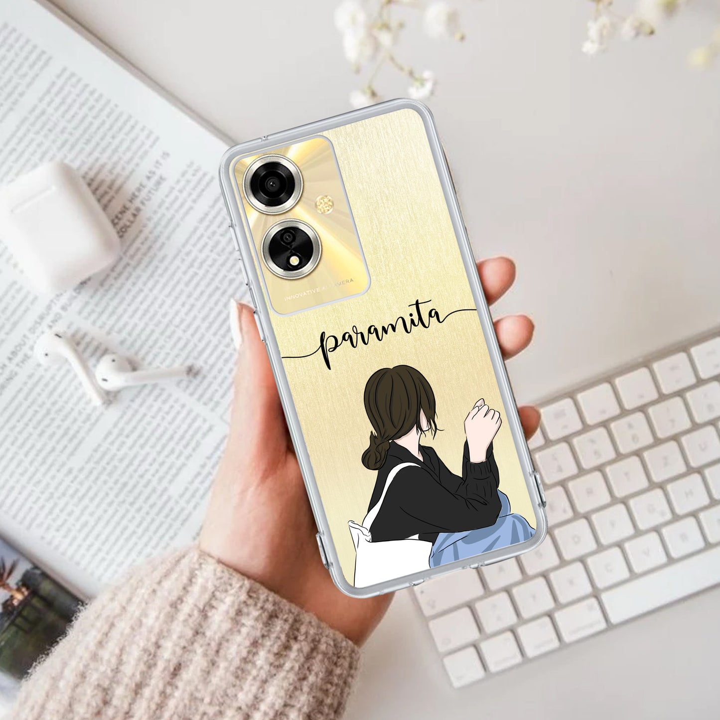 Relax Mood Customize Transparent Silicon Case For Oppo ShopOnCliQ