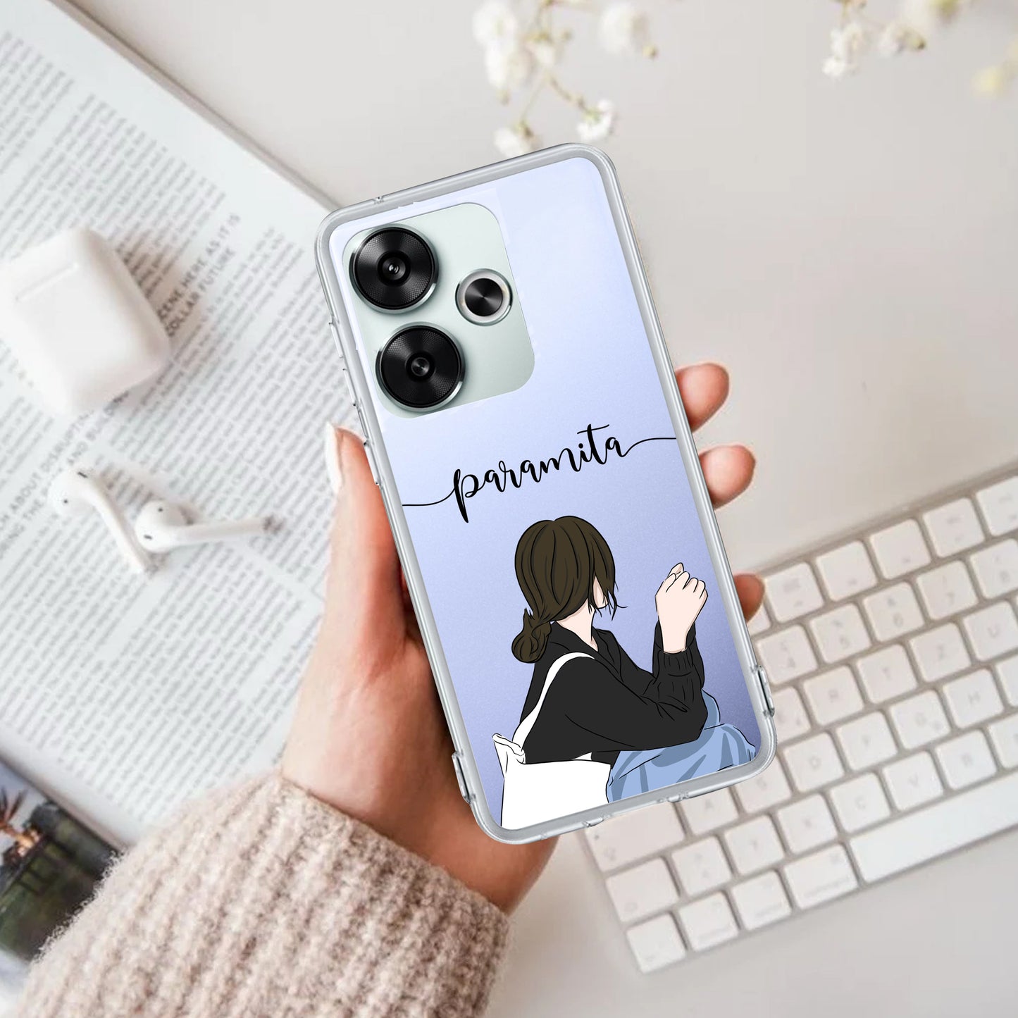 Relax Mood Customize Transparent Silicon Case For Poco - ShopOnCliQ