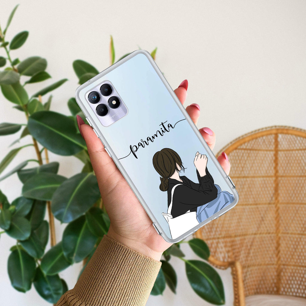 Relax Mood Customize Anti Yelllow Case For Realme 8i / Realme Narzo 50