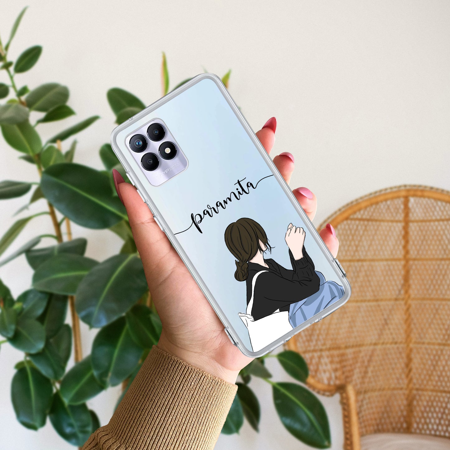 Relax Mood Customize Transparent Silicon Case For Realme/Narzo ShopOnCliQ