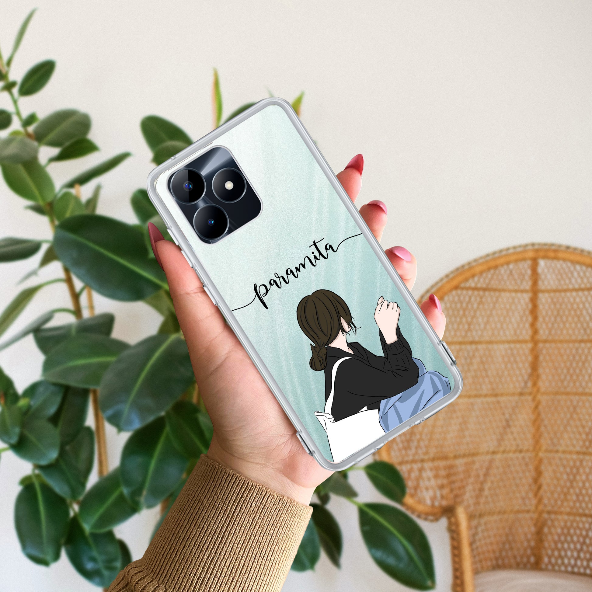 Relax Mood Customize Transparent Silicon Case For Realme/Narzo ShopOnCliQ