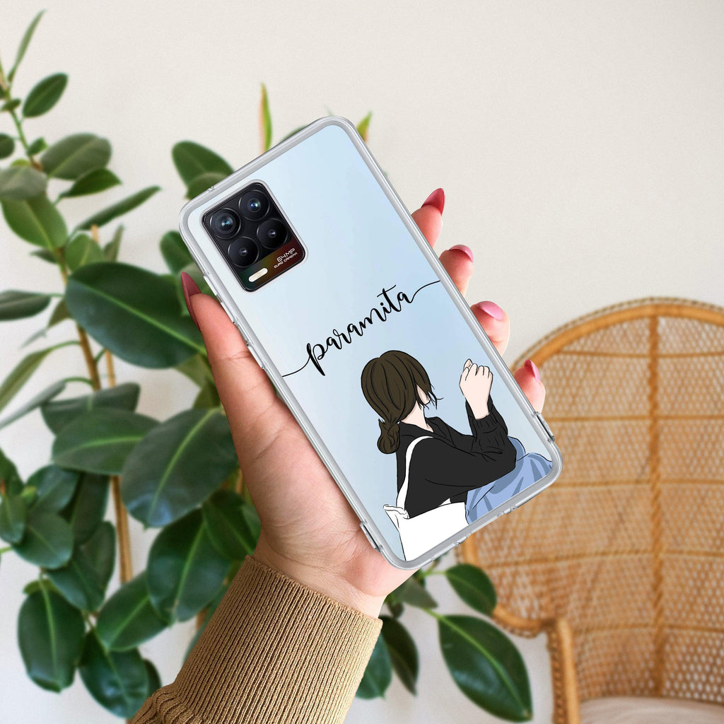 Relax Mood Customize Anti Yelllow Case For Realme 8 4G / Realme 8 Pro