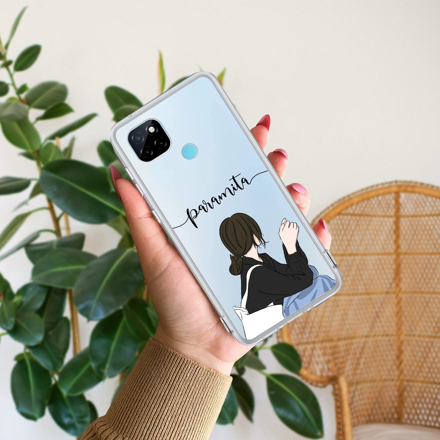 Relax Mood Customize Transparent Silicon Case For Realme/Narzo ShopOnCliQ