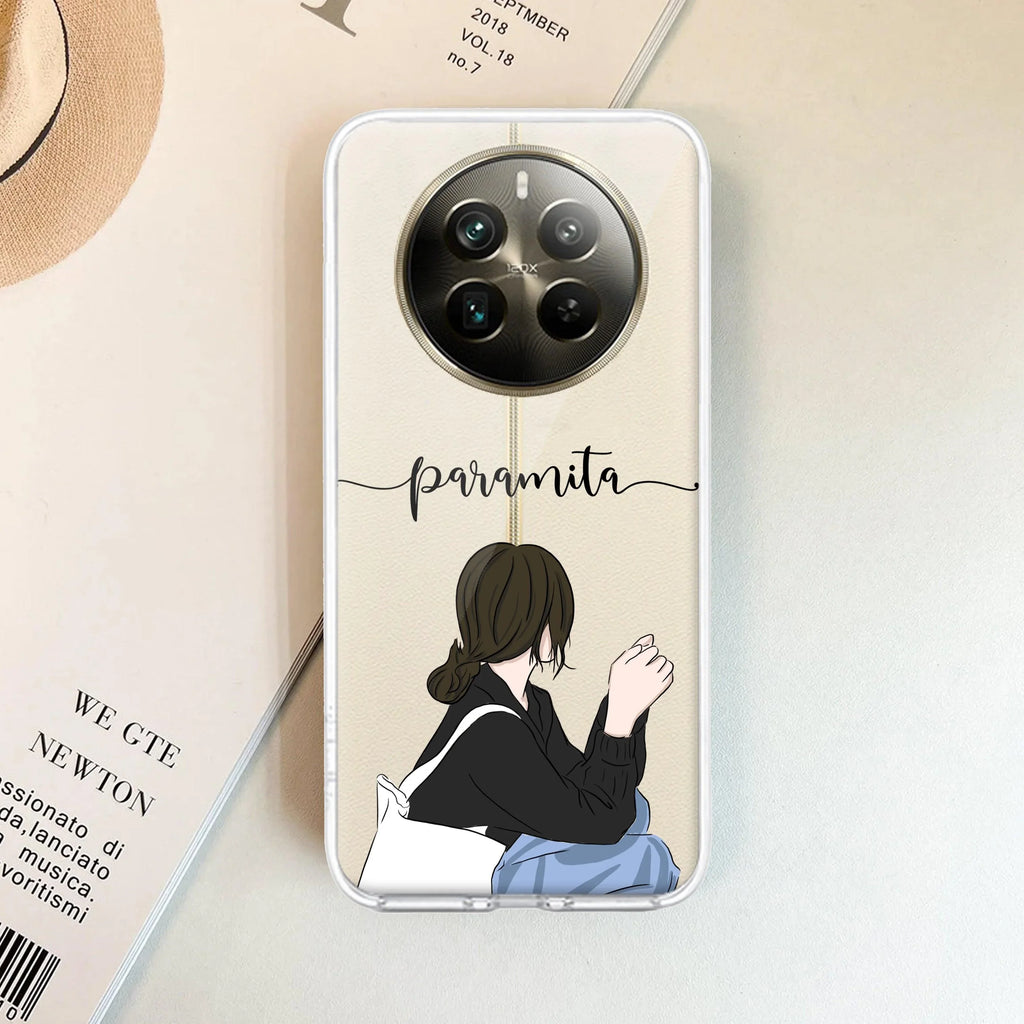 Relax Mood Customize Transparent Silicon Case For Realme 11 Pro+ 5G
