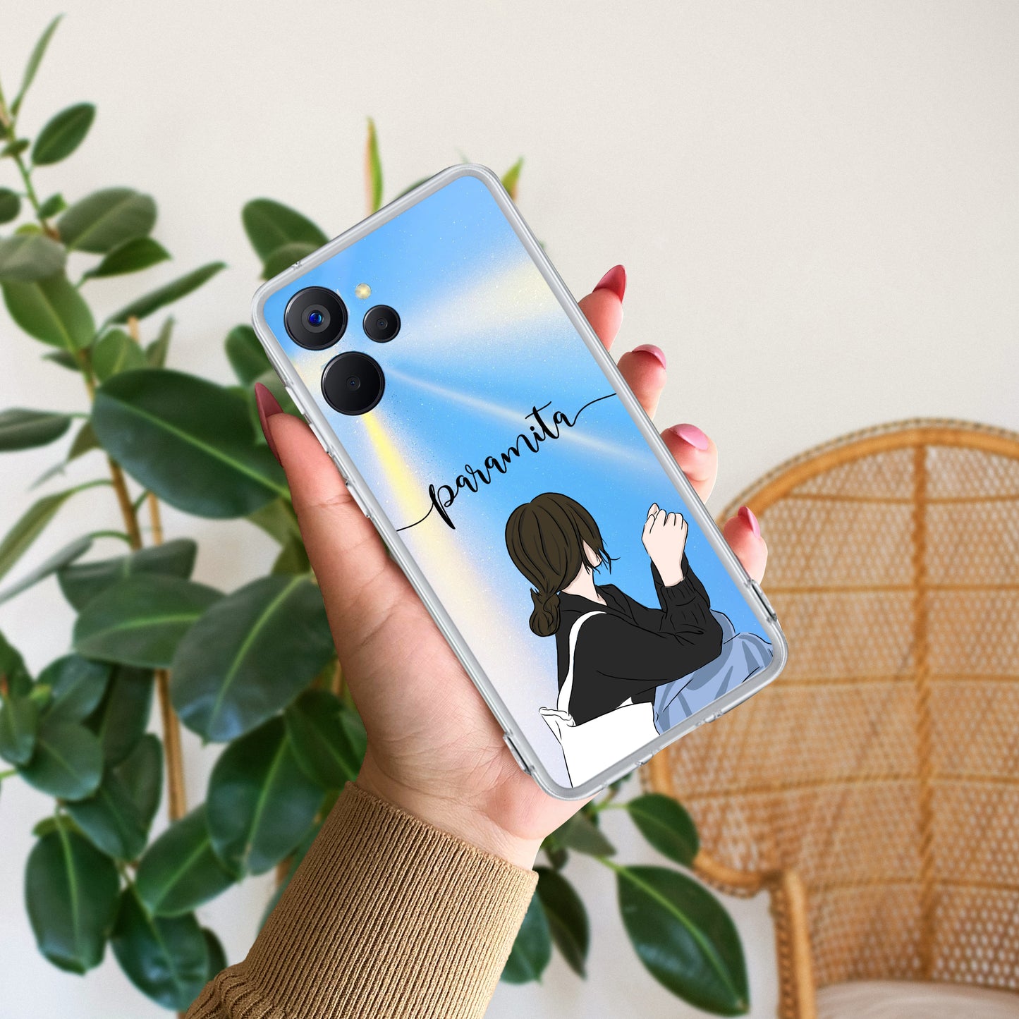 Relax Mood Customize Transparent Silicon Case For Realme/Narzo ShopOnCliQ