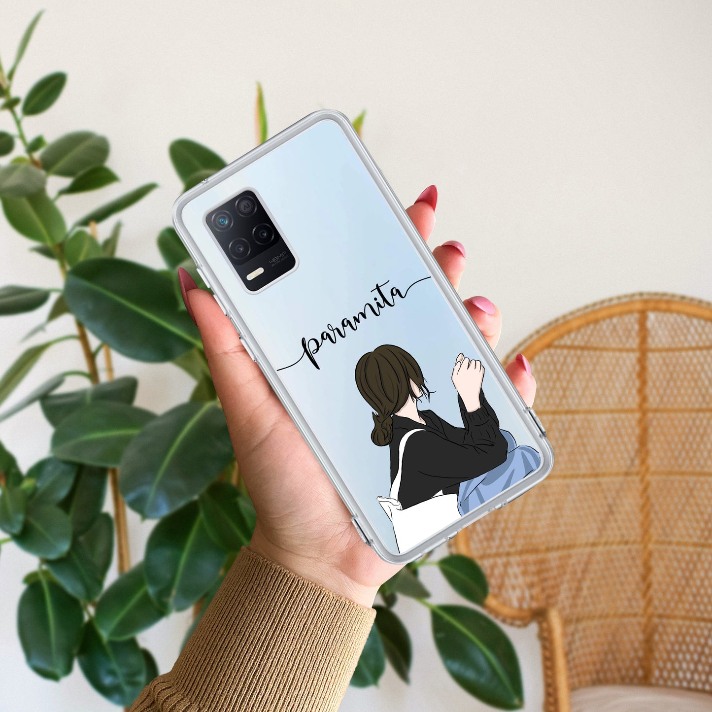 Relax Mood Customize Transparent Silicon Case For Realme/Narzo ShopOnCliQ