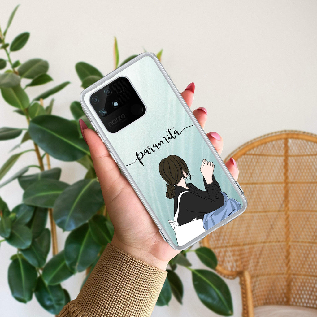 Relax Mood Customize Transparent Silicon Case For Realme Narzo 60X /  Realme 11X