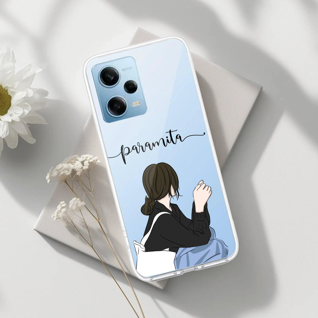 Relax Mood Customize Transparent Silicon Case For Redmi Note 12 4G