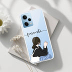 Relax Mood Customize Transparent Silicon Case For Redmi Note 12 4G