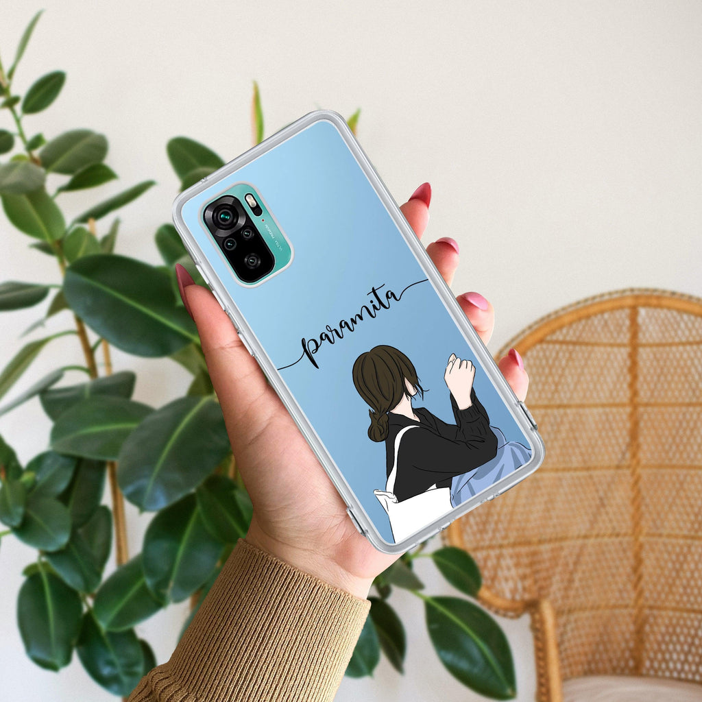 Relax Mood Customize Transparent Silicon Case For Redmi Note 12 5G