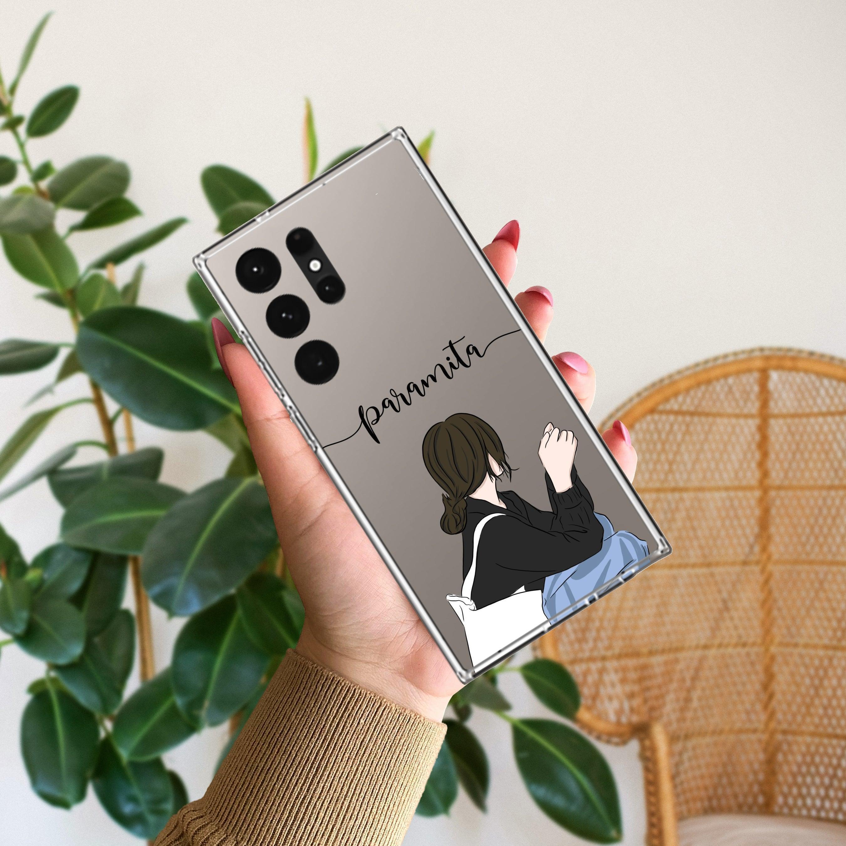 Relax Mood Customize Transparent Silicon Case For Samsung