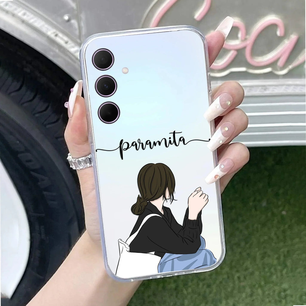Relax Mood Customize Transparent Silicon Case For Samsung Galaxy S24 Ultra 5G