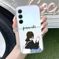 Relax Mood Customize Transparent Silicon Case For Samsung Galaxy M56 5G