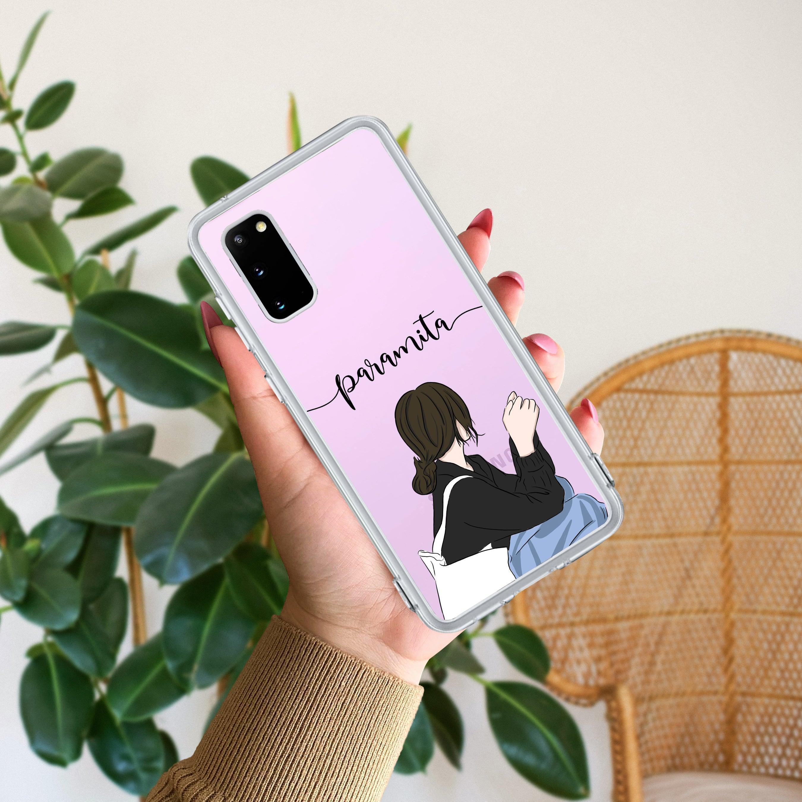 Relax Mood Customize Transparent Silicon Case For Samsung