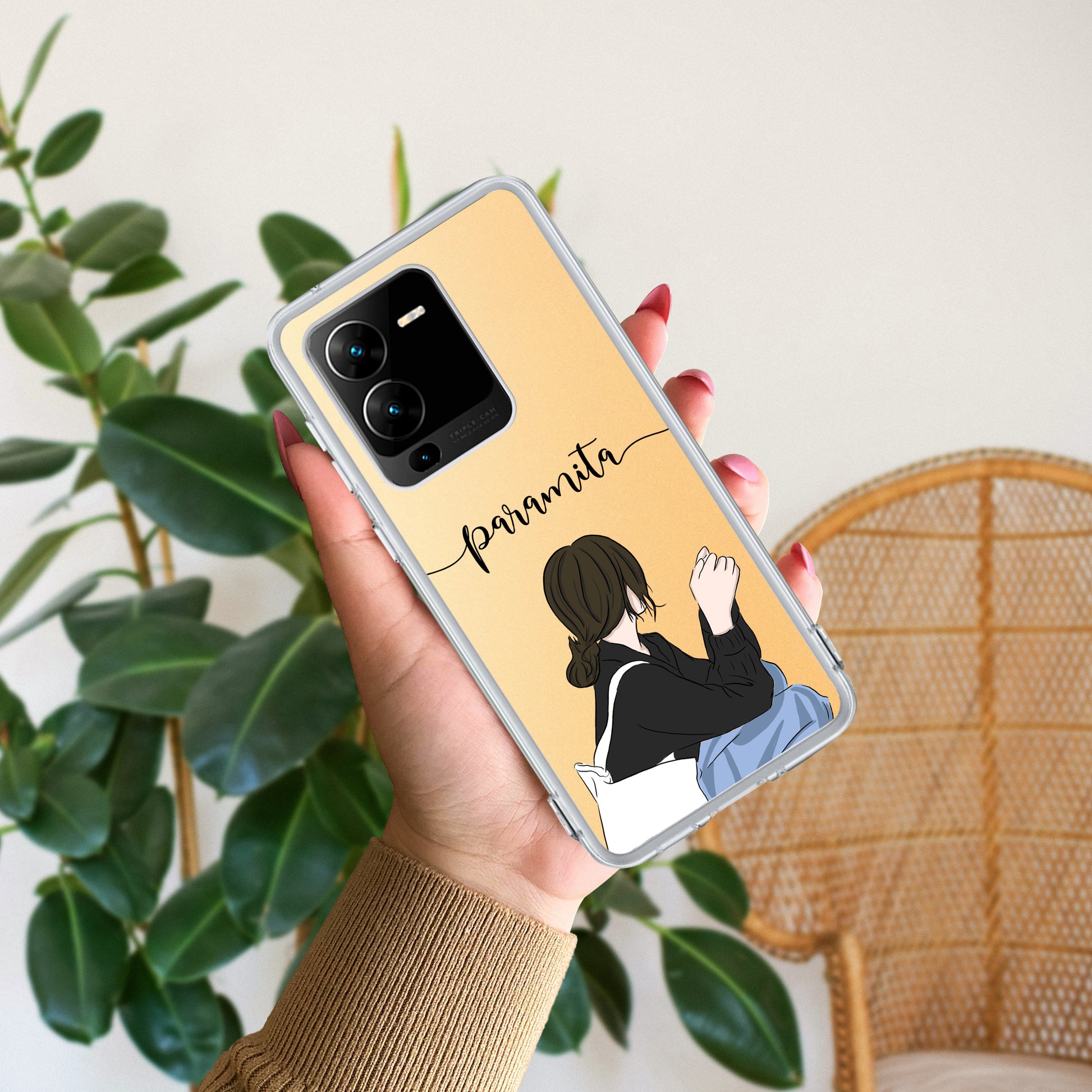 Relax Mood Customize Transparent Silicon Case For Vivo ShopOnCliQ