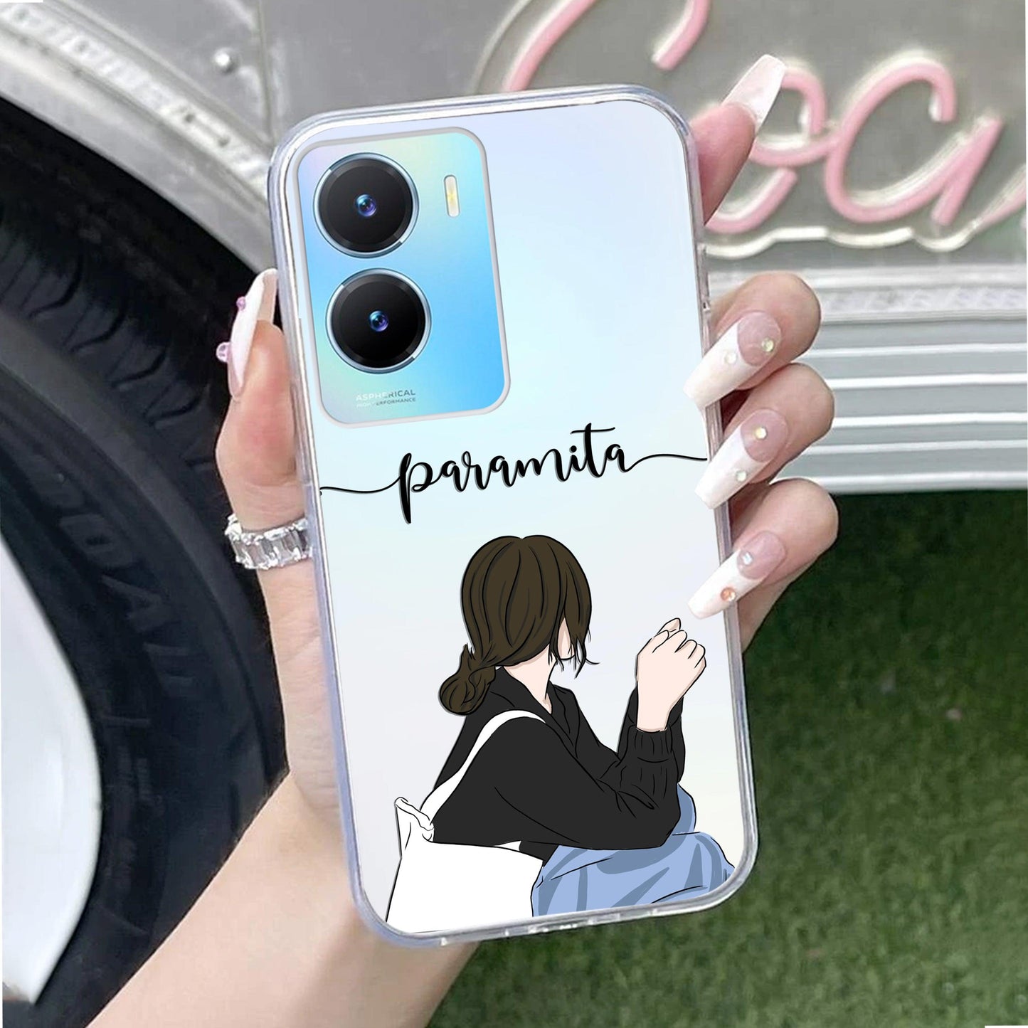 Relax Mood Customize Transparent Silicon Case For Vivo