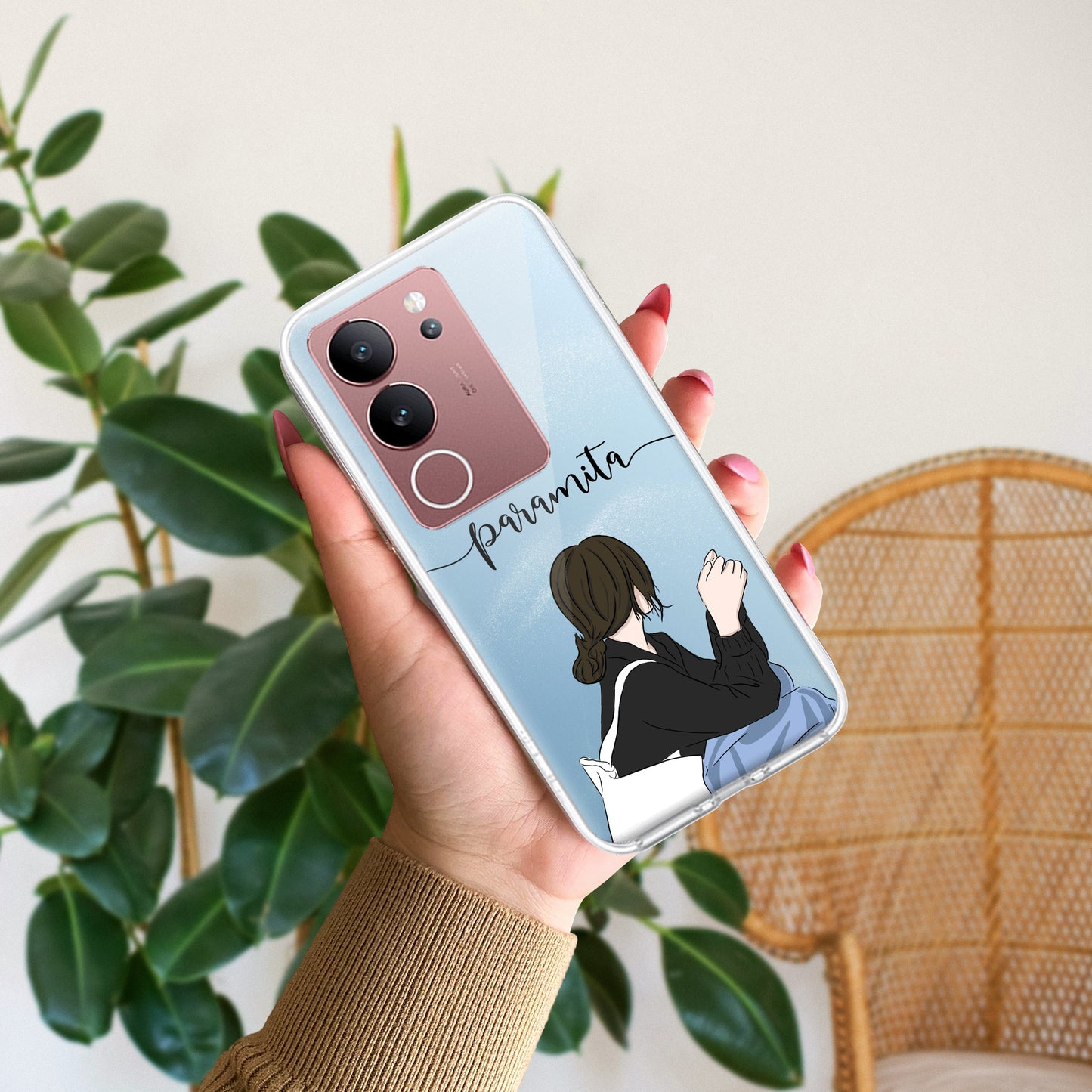 Relax Mood Customize Transparent Silicon Case For Vivo ShopOnCliQ