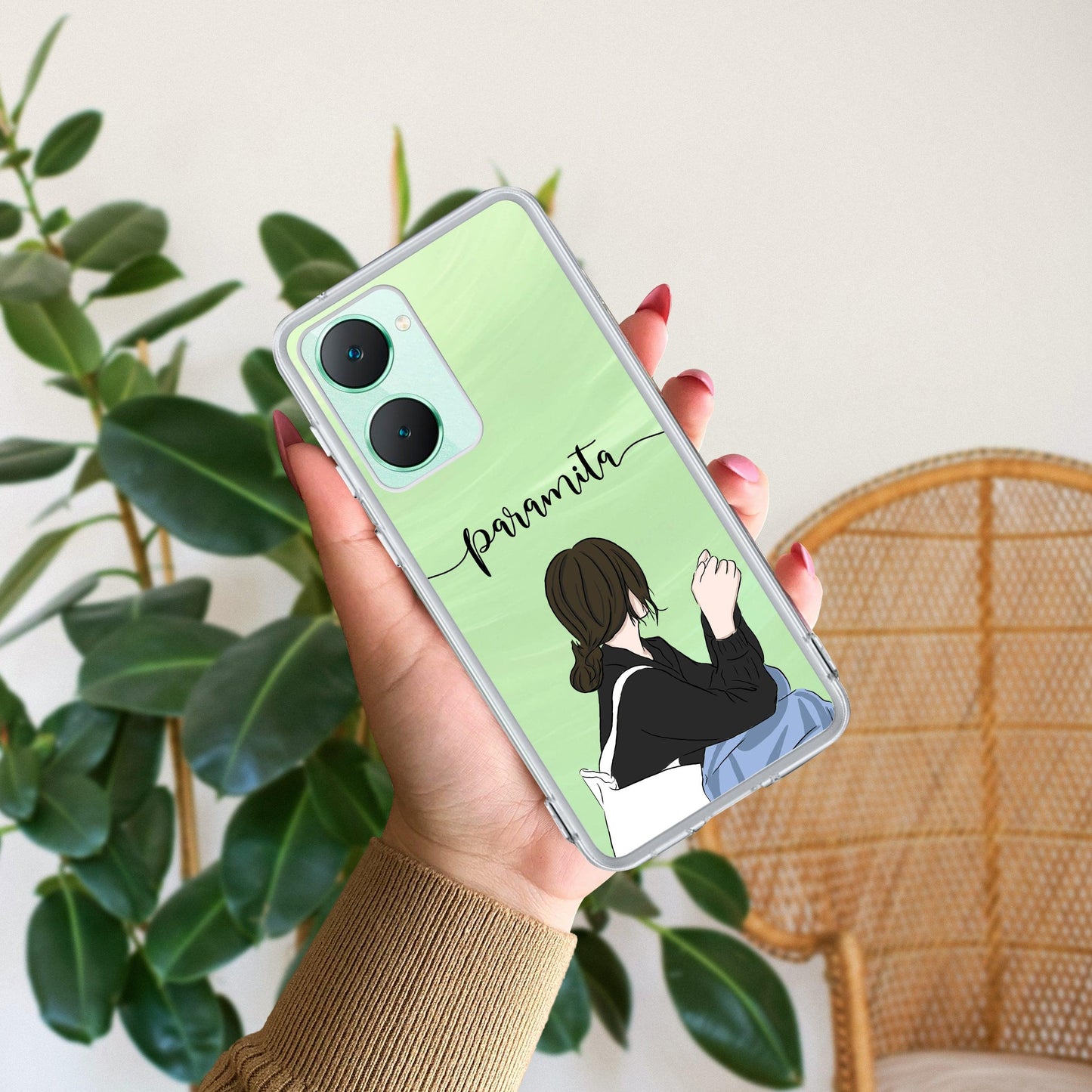 Relax Mood Customize Transparent Silicon Case For Vivo