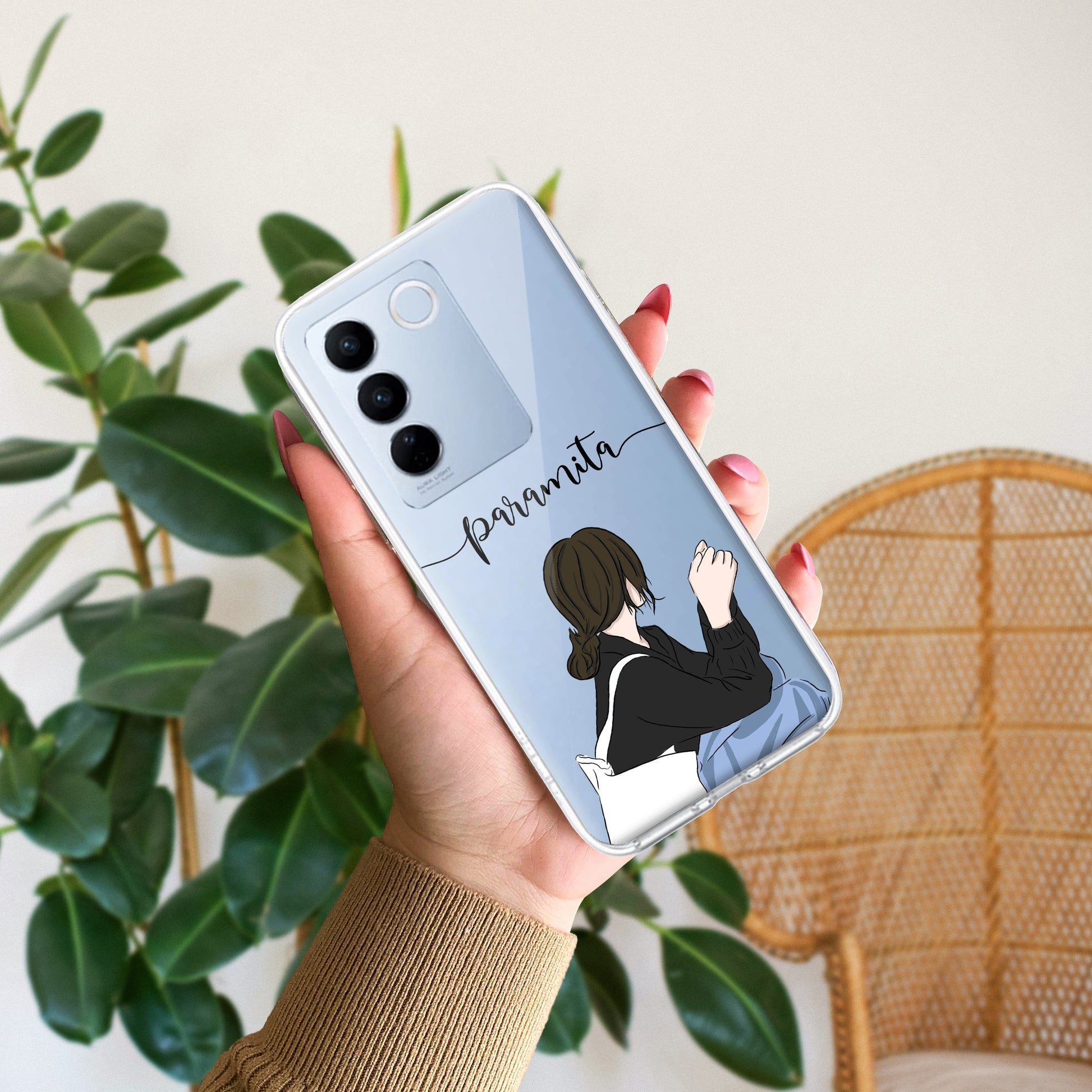 Relax Mood Customize Transparent Silicon Case For Vivo ShopOnCliQ