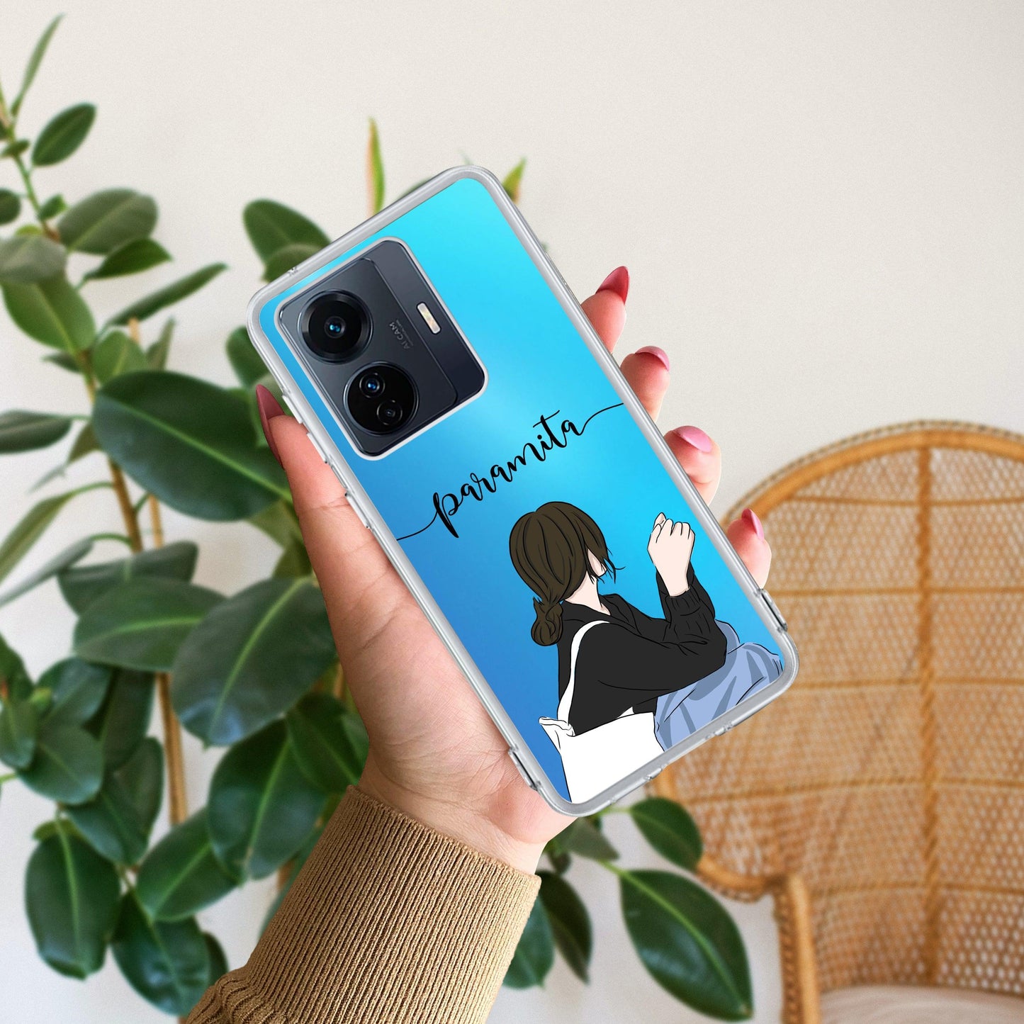 Relax Mood Customize Transparent Silicon Case For Vivo