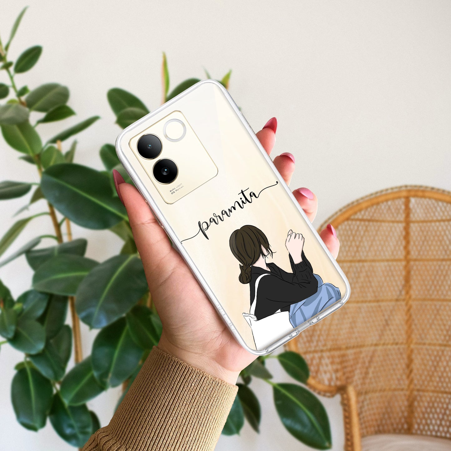 Relax Mood Customize Transparent Silicon Case For Vivo ShopOnCliQ